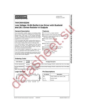 74VCXH162244MTD datasheet  